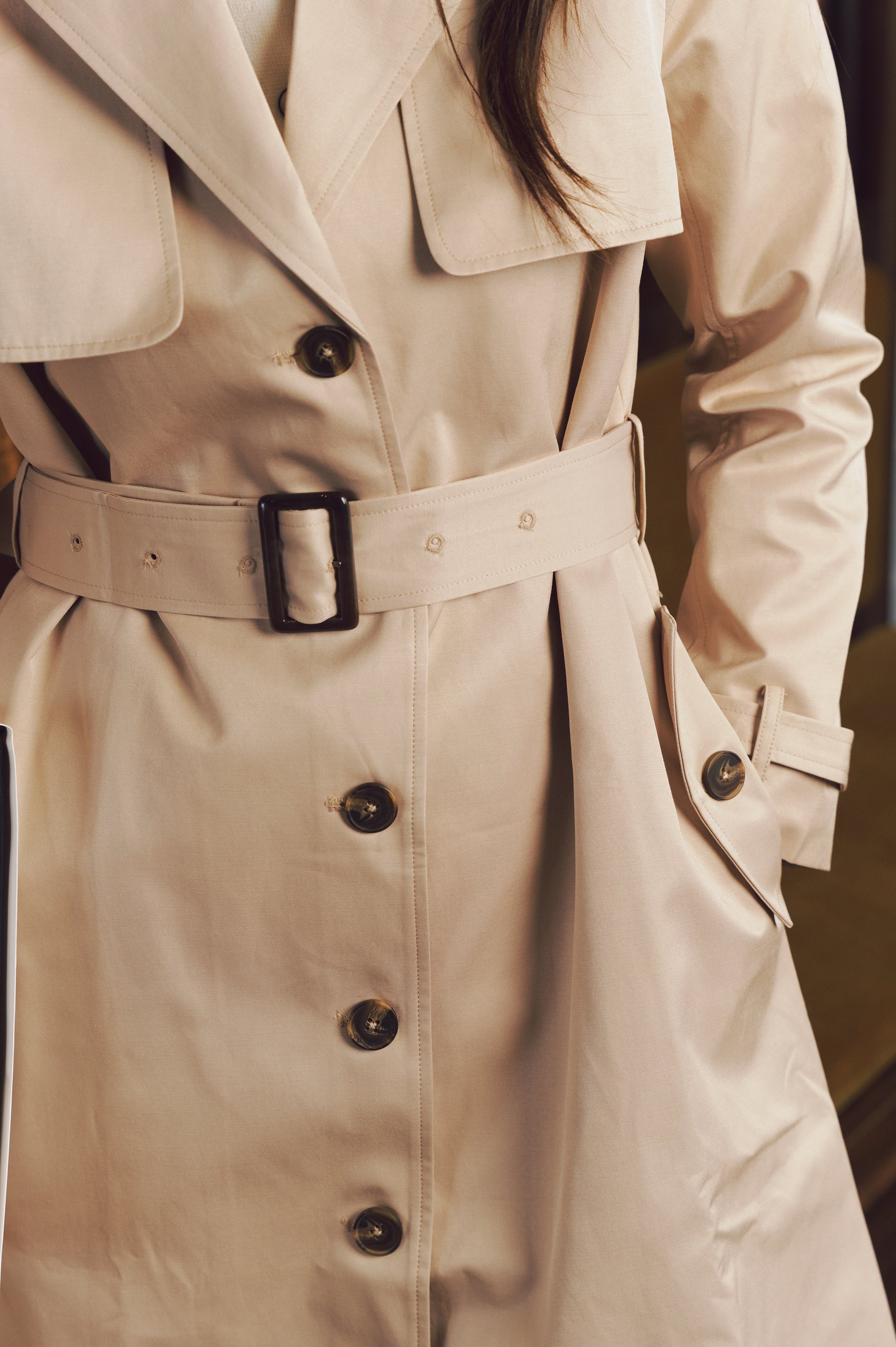 Elizabeth Beige Trench Jacket – MyAleshia